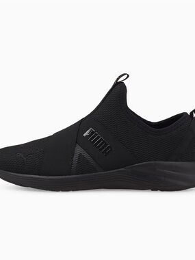 Puma Better Foam Prowl Black Slip-On Athletic Sneakers